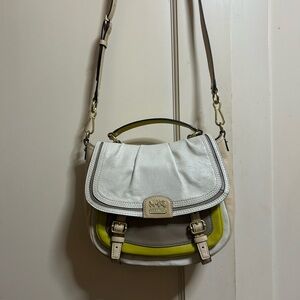 Coach Annabelle Rare Colorway in Parchment, Beige, Kiwi & Gray Crossbody Bag